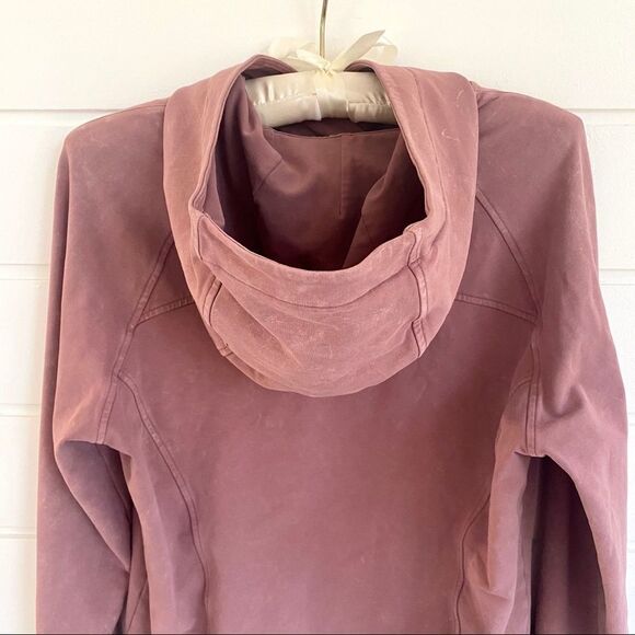 Lululemon Scuba Hoodie Pullover Washed Quicksand Size 4 - Picture 9 of 14